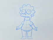 The Simpsons - Original drawing of Lisa Simpson